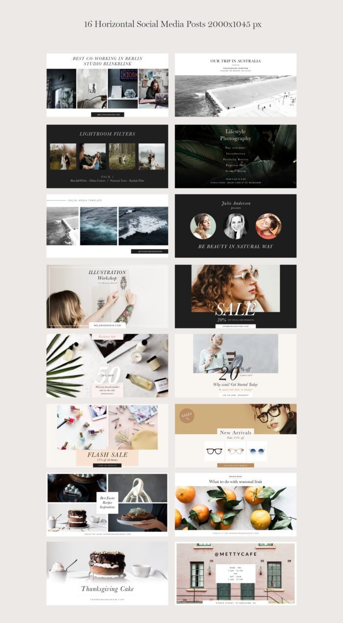 Promotional Social Media Kit - Sparrow and Snow