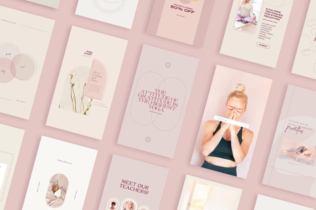Wellness Social Media Kit - Sparrow and Snow